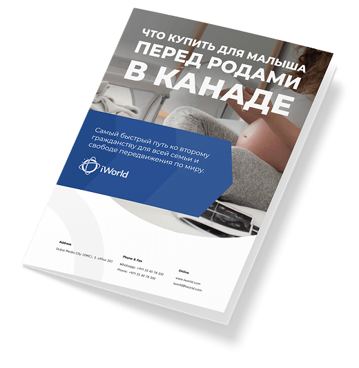  Доверьте специалистам iWorld заботу о вас <br>и вашем малыше на территории Канады