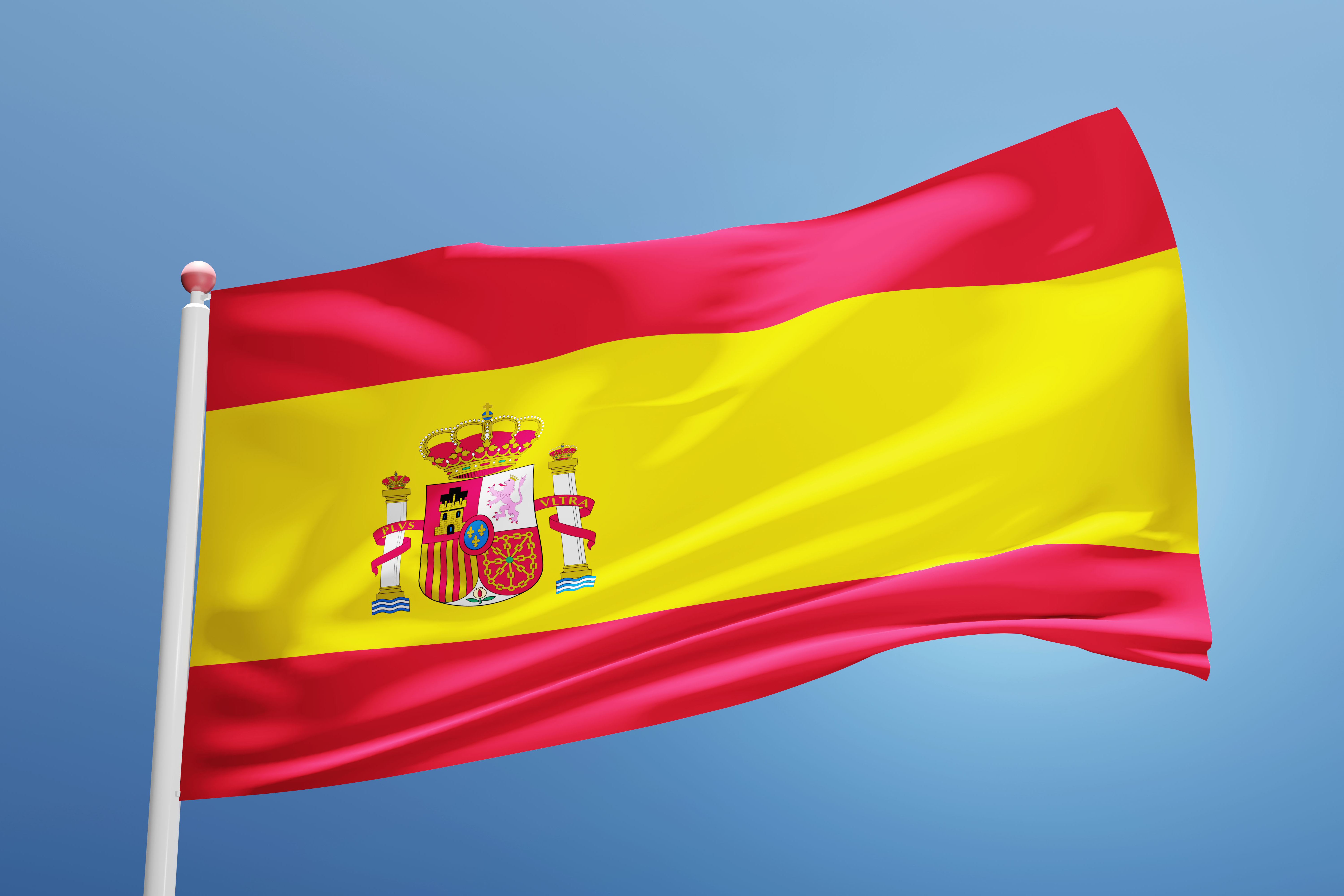 The Spanish flag symbolizes Spanish citizenship by investment
