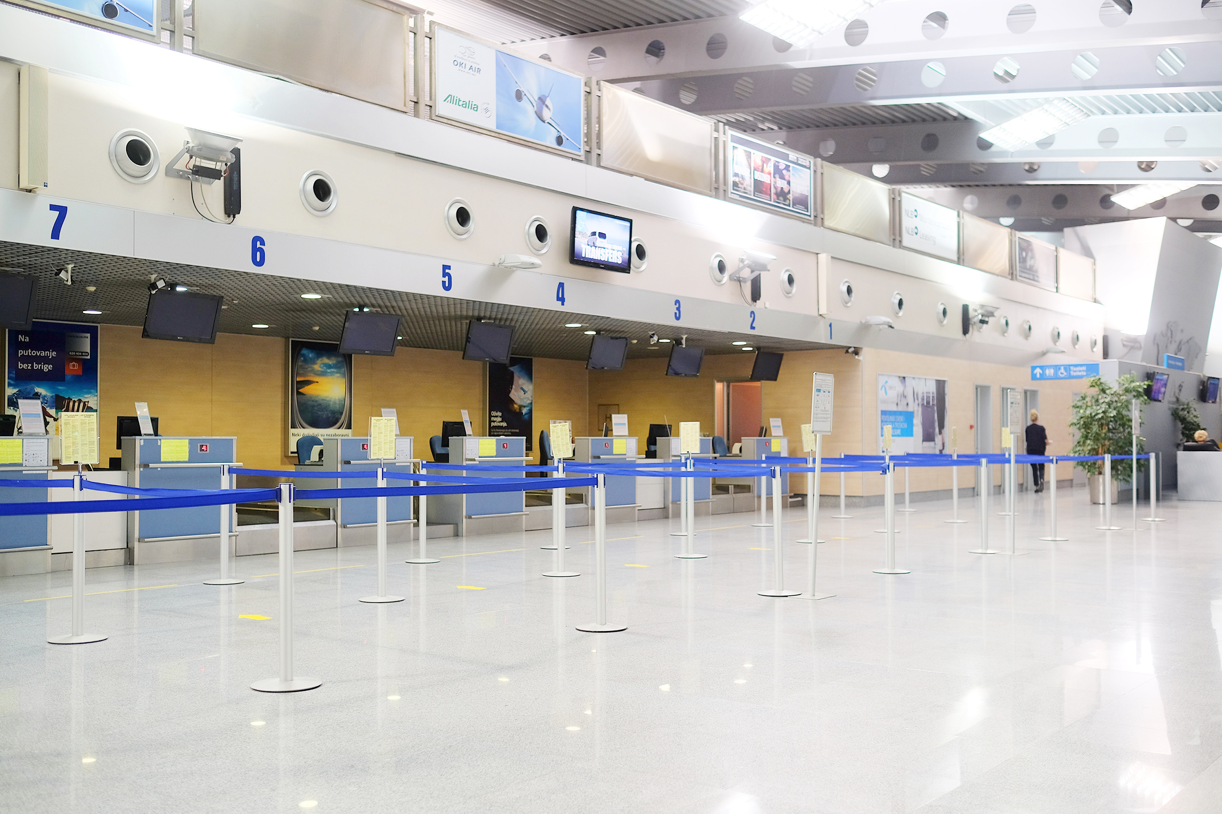 Airport through which it is possible to enter during immigration to Montenegro