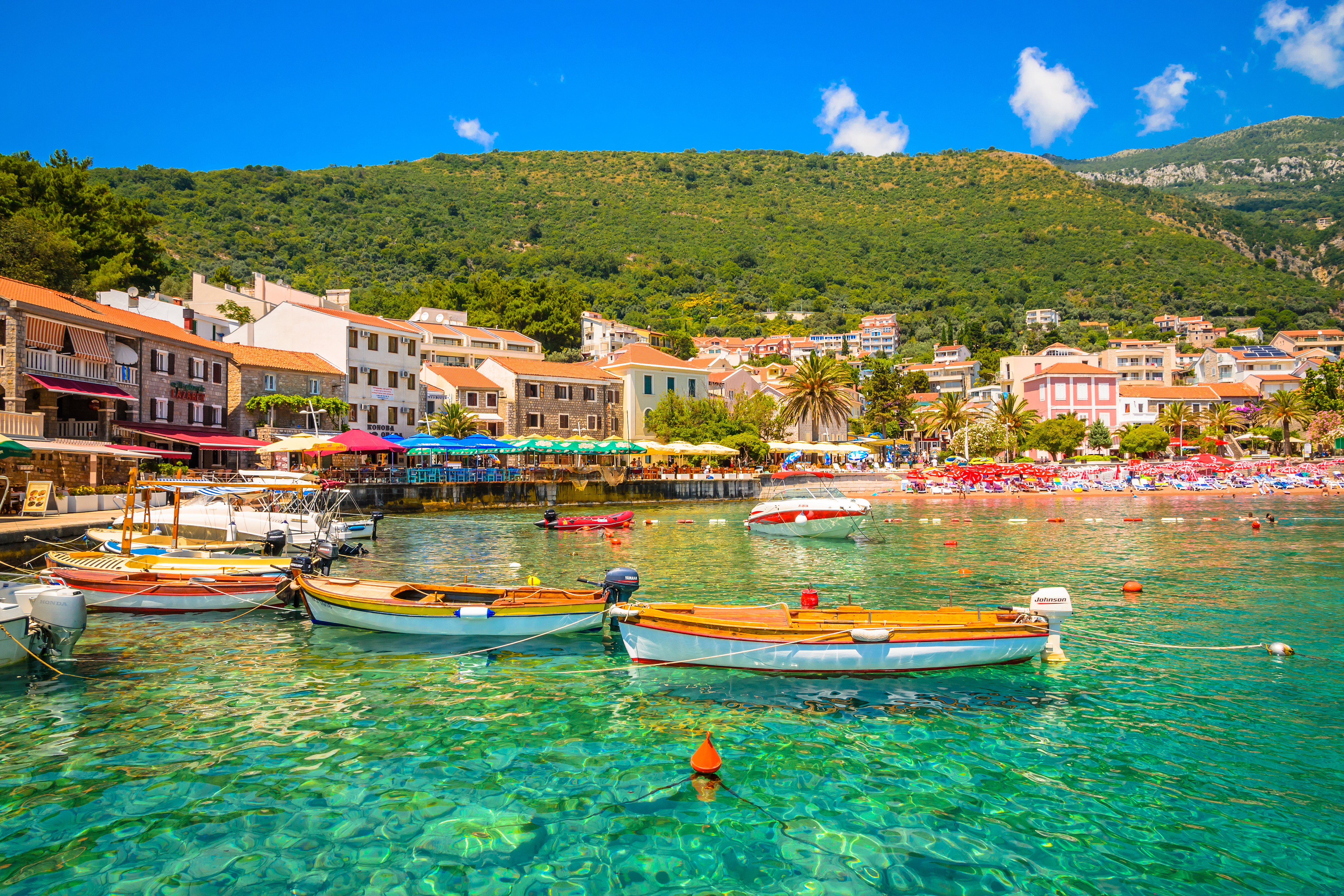 A colorful town for immigration to Montenegro for permanent residence