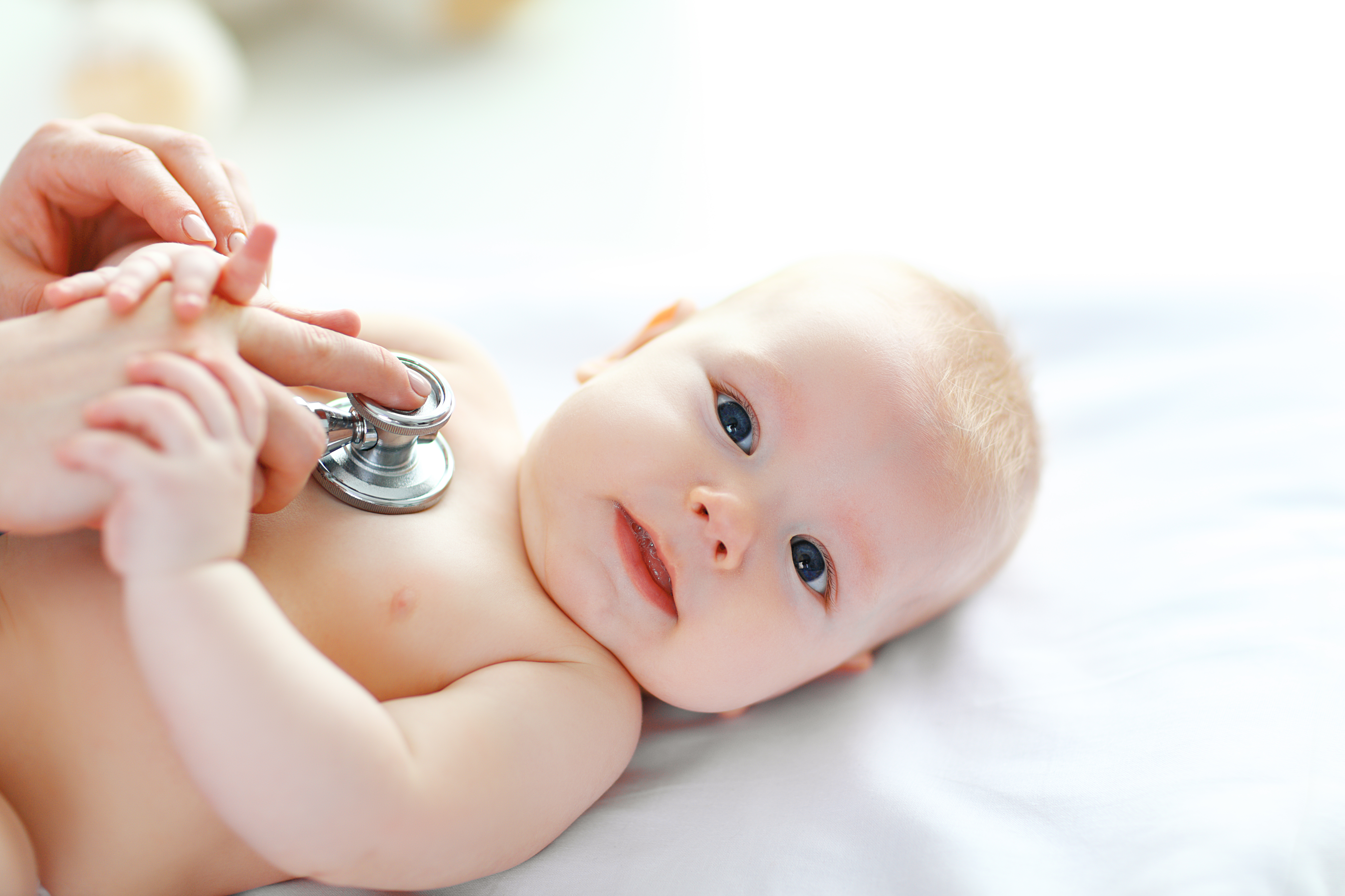 Examination of a child in Chile