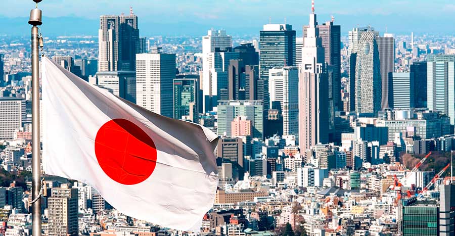 The flag symbolizes Japanese citizenship