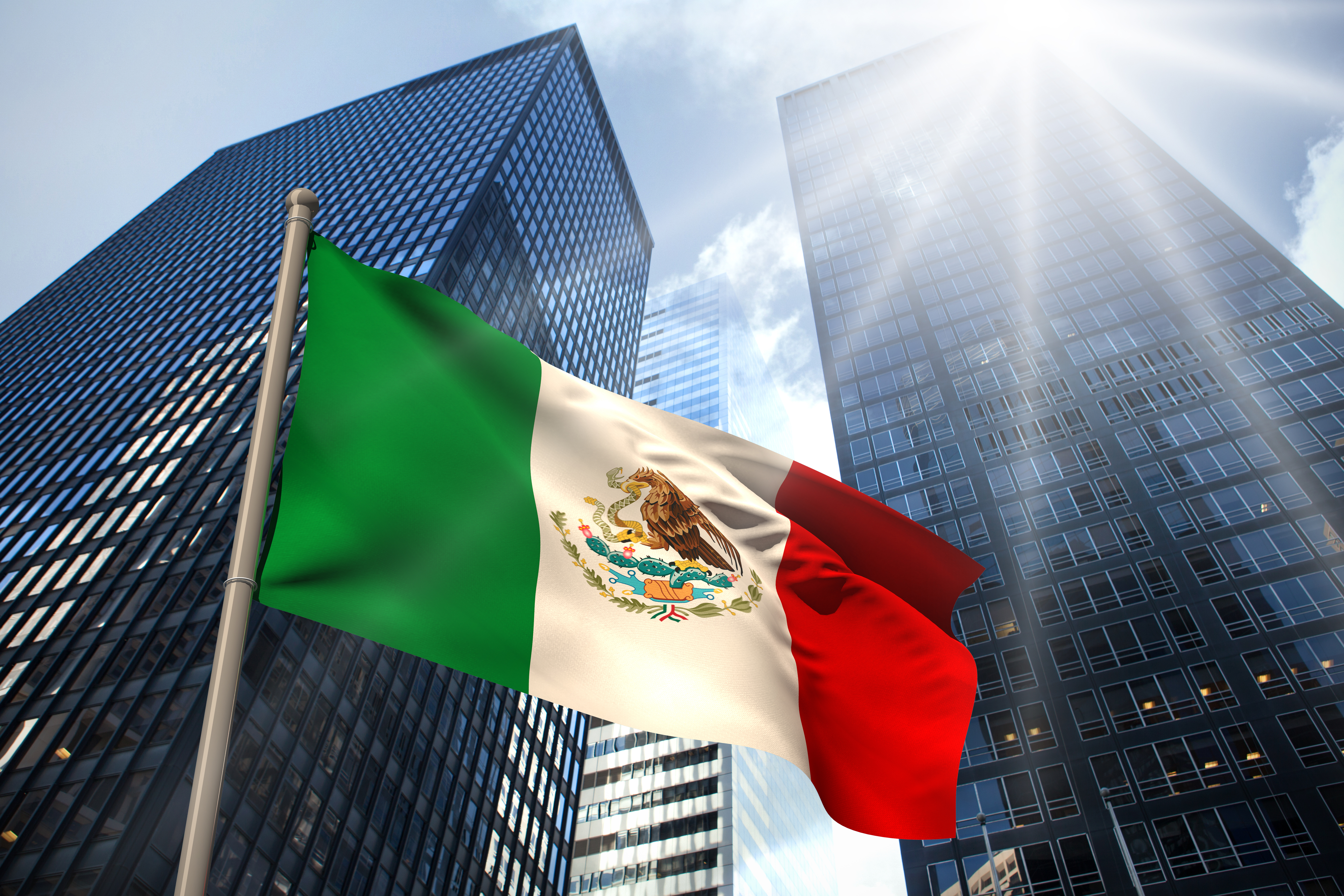 The flag symbolizes the citizenship of Mexico