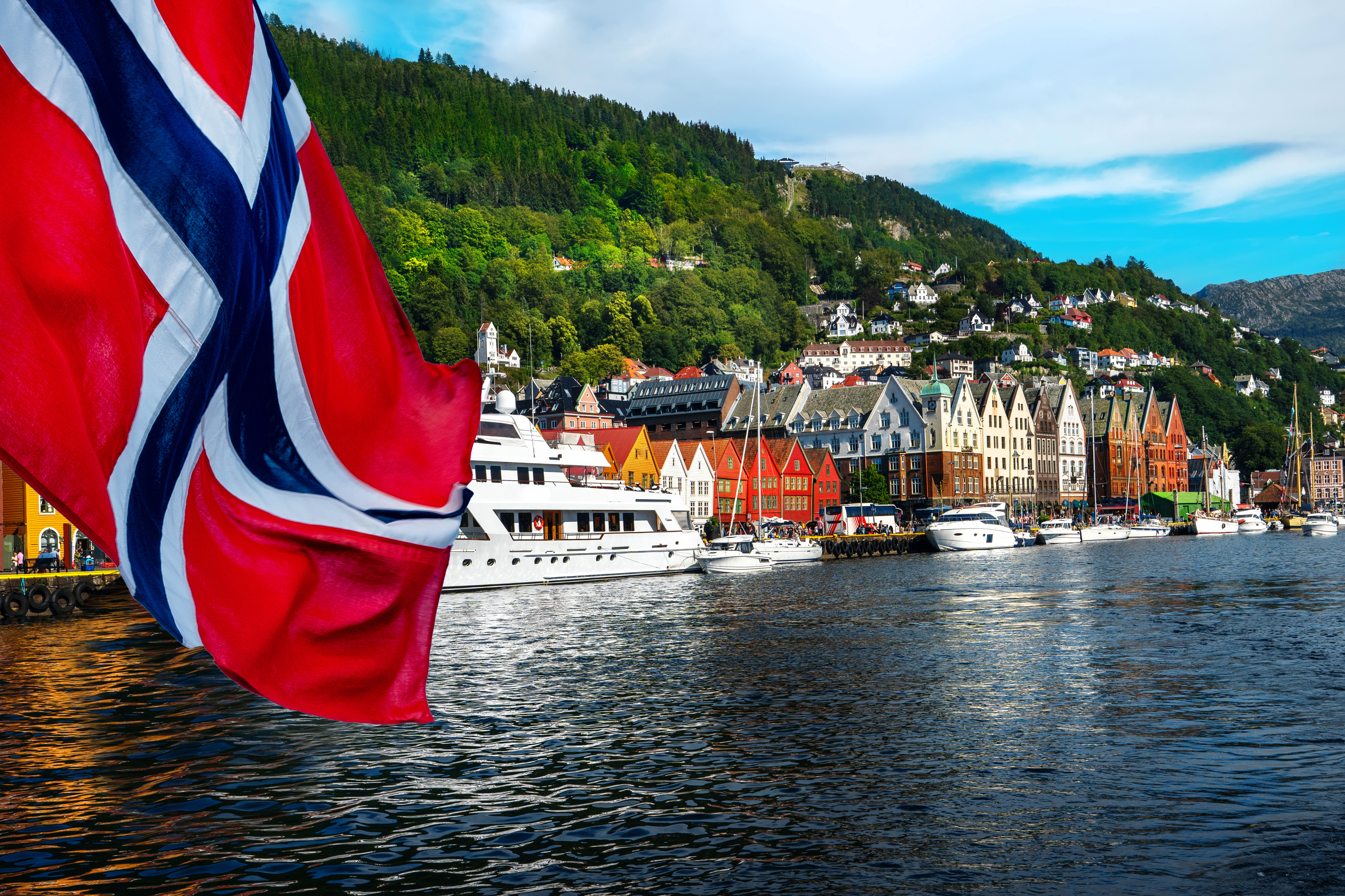 The flag symbolizes Norwegian citizenship