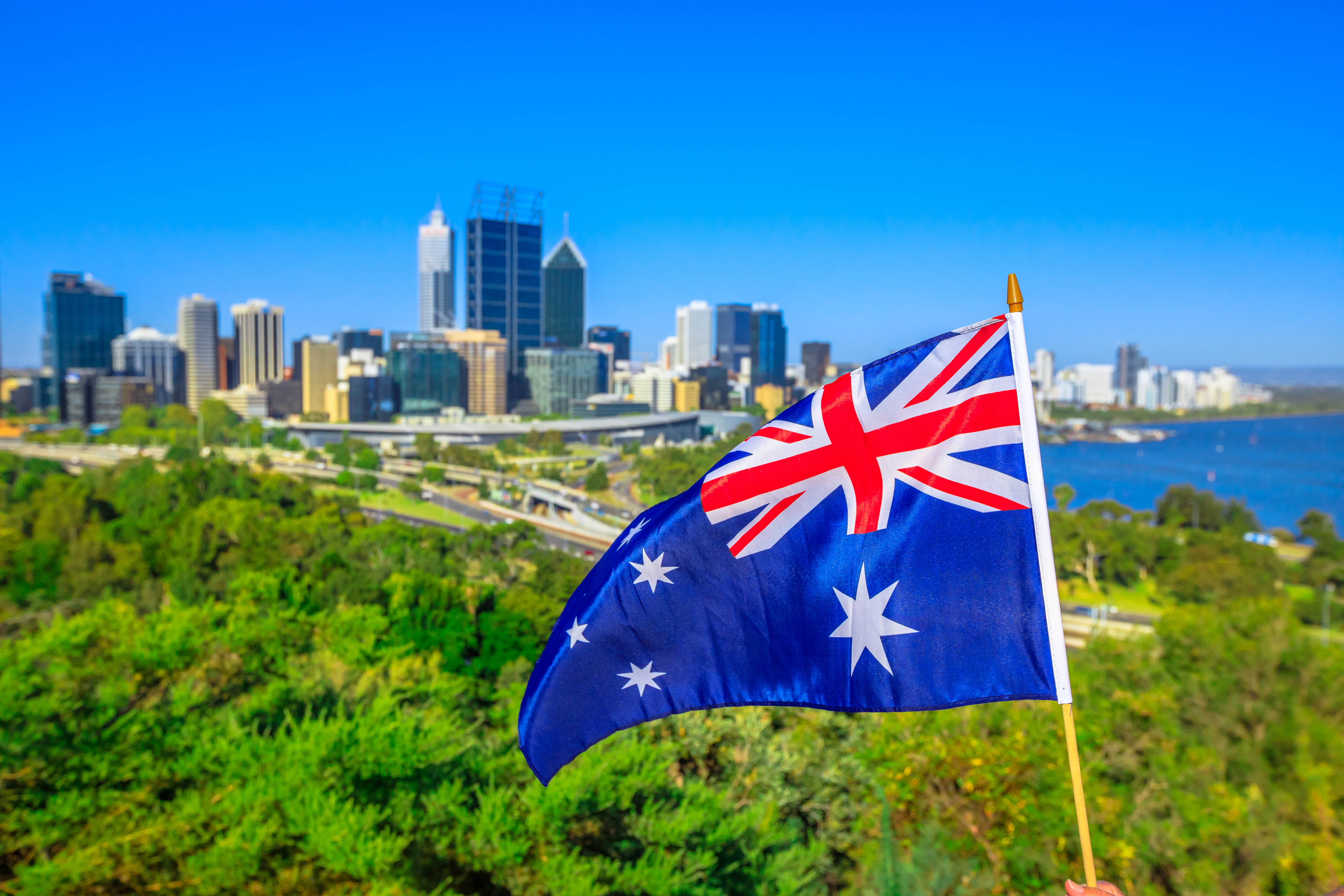 The flag symbolizes Australian citizenship