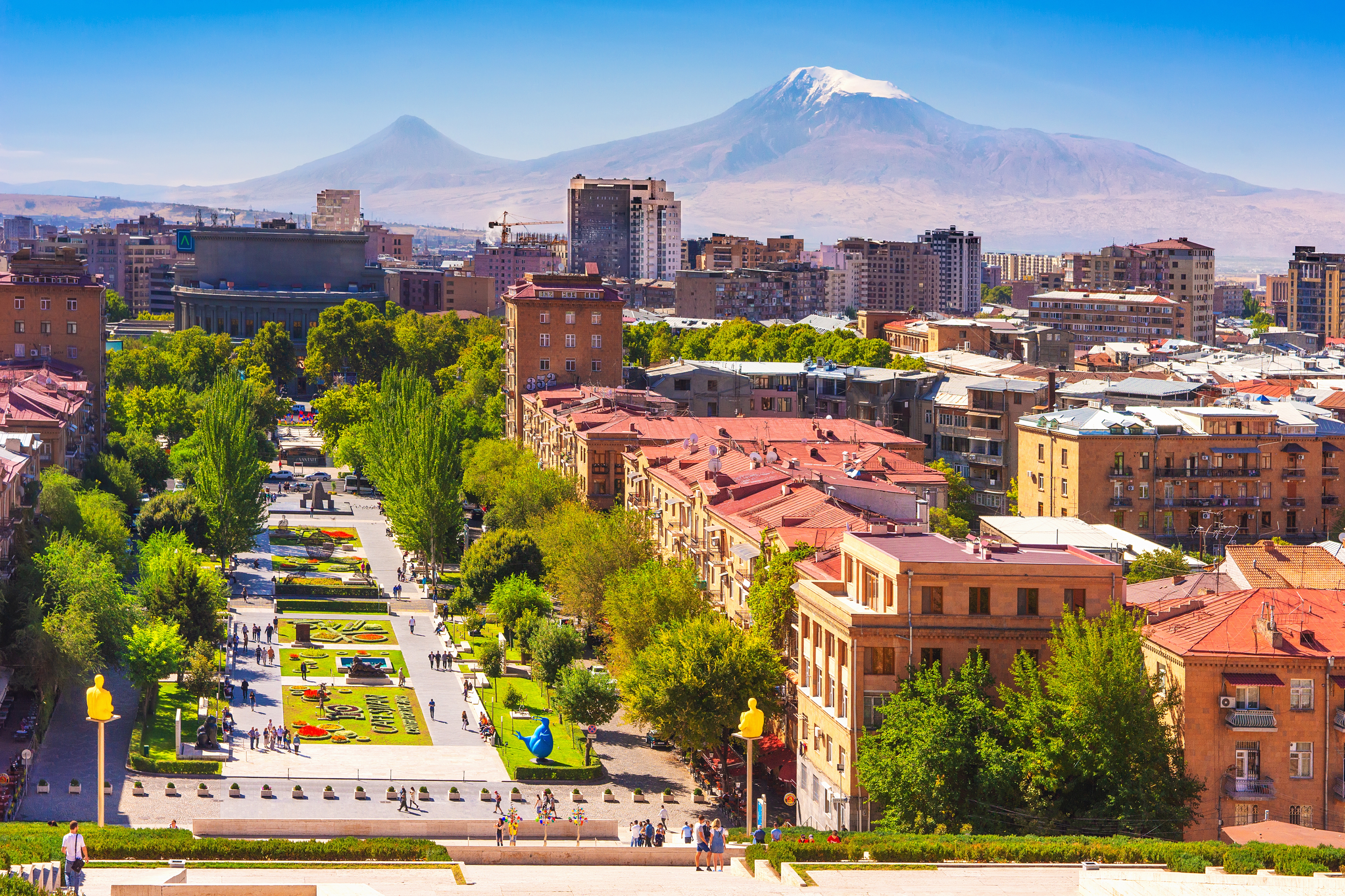 View of Armenia, where foreigners can live with Armenian residence permit
