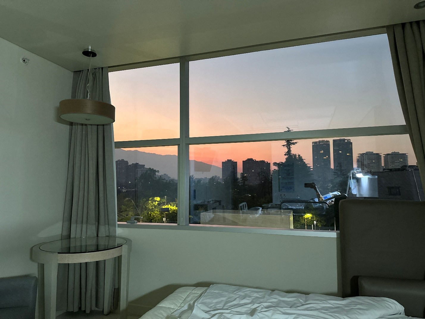 A ward in a hospital in Chile