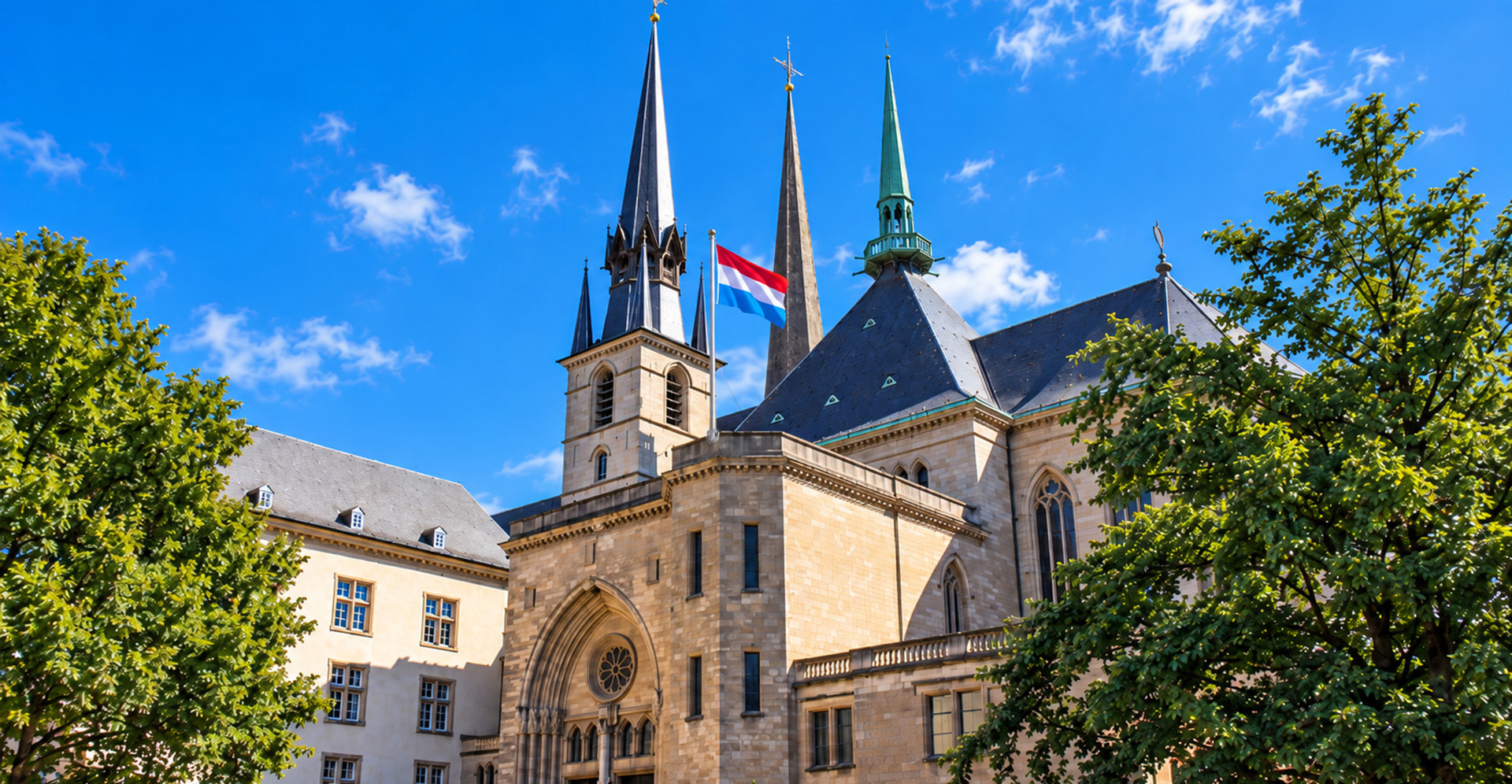 The flag symbolizes the citizenship of Luxembourg